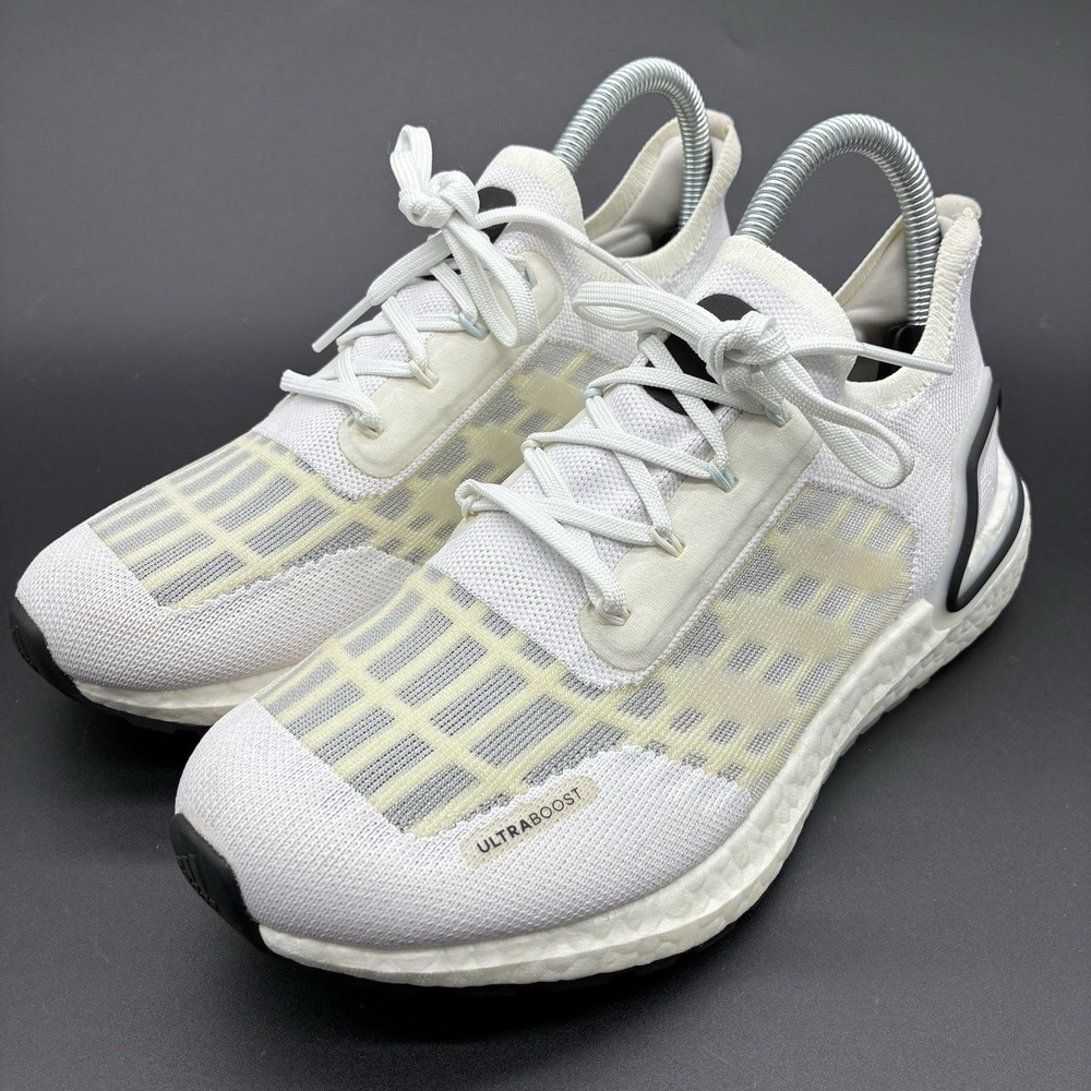 Adidas Ultraboost Running Shoes Men's 5.5 White Sneakers FY3473 Boost